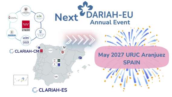 El Nodo CLARIAH-CM albergará el próximo DARIAH ANNUAL EVENT